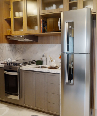 Living In Nova Klabin 37m²