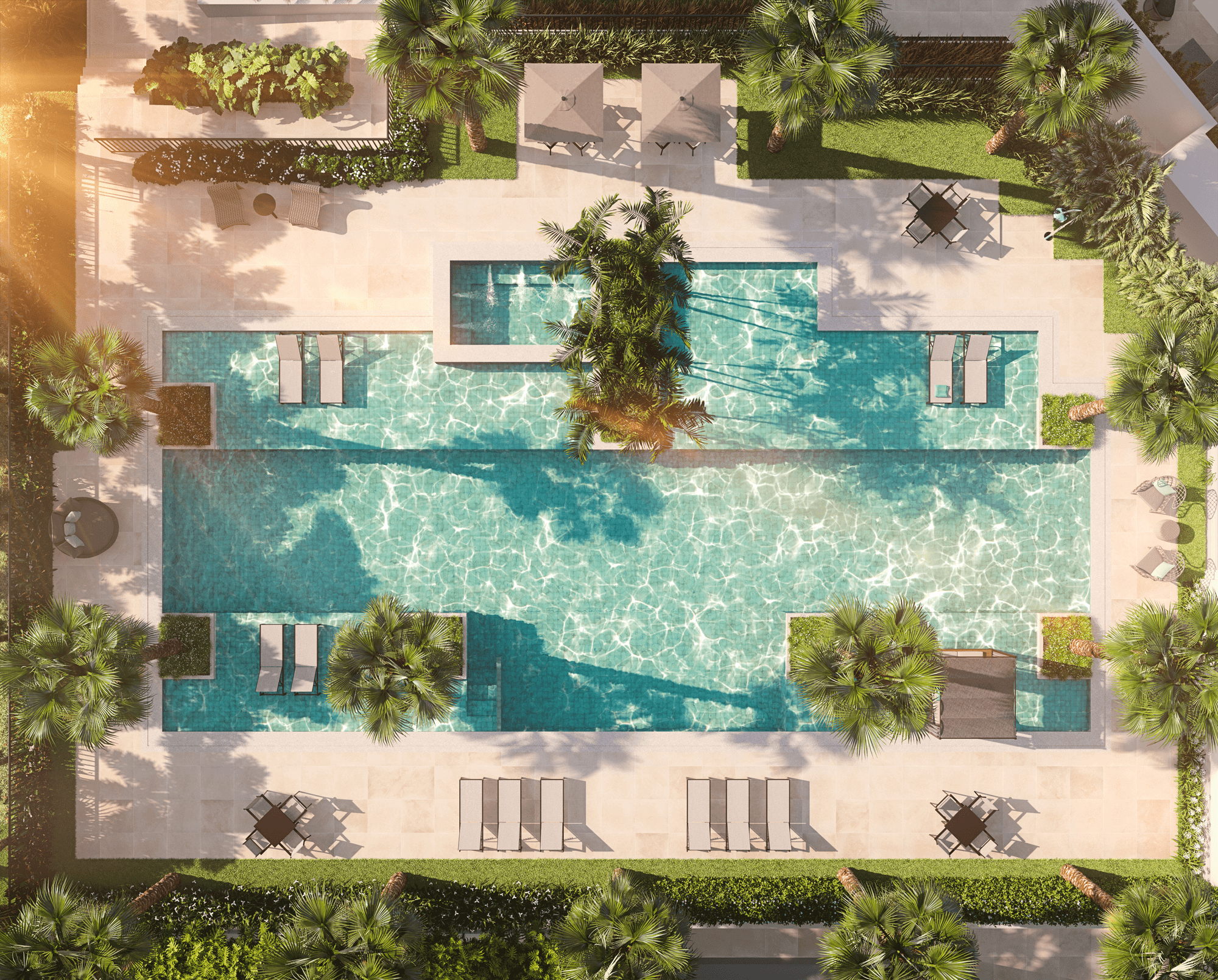 Perspectiva Ilustrada do Pool & Spa