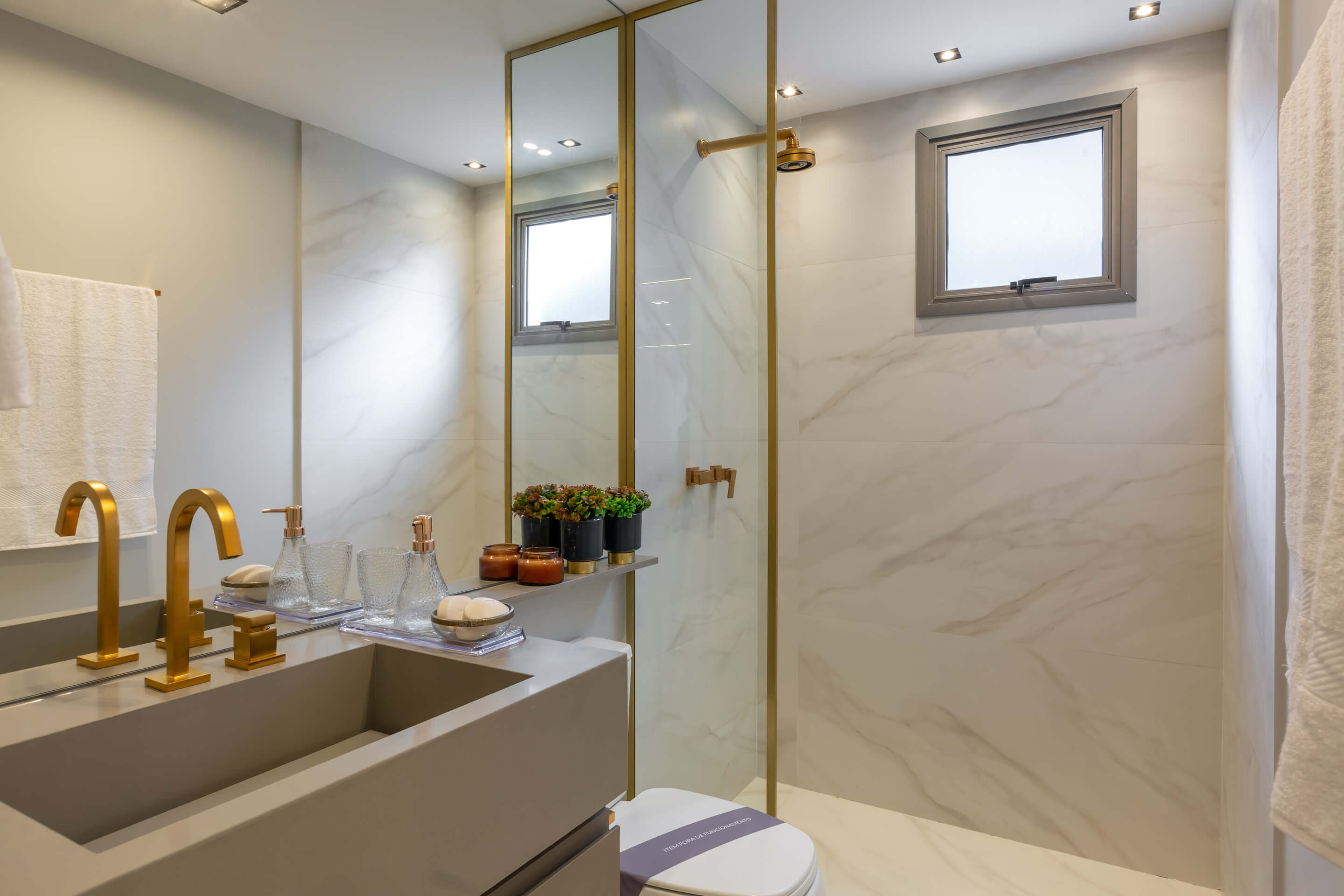 Foto Real Apartamento Decorado 100 m² | Banheiro
