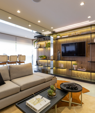 Tour do decorado de 82 m²