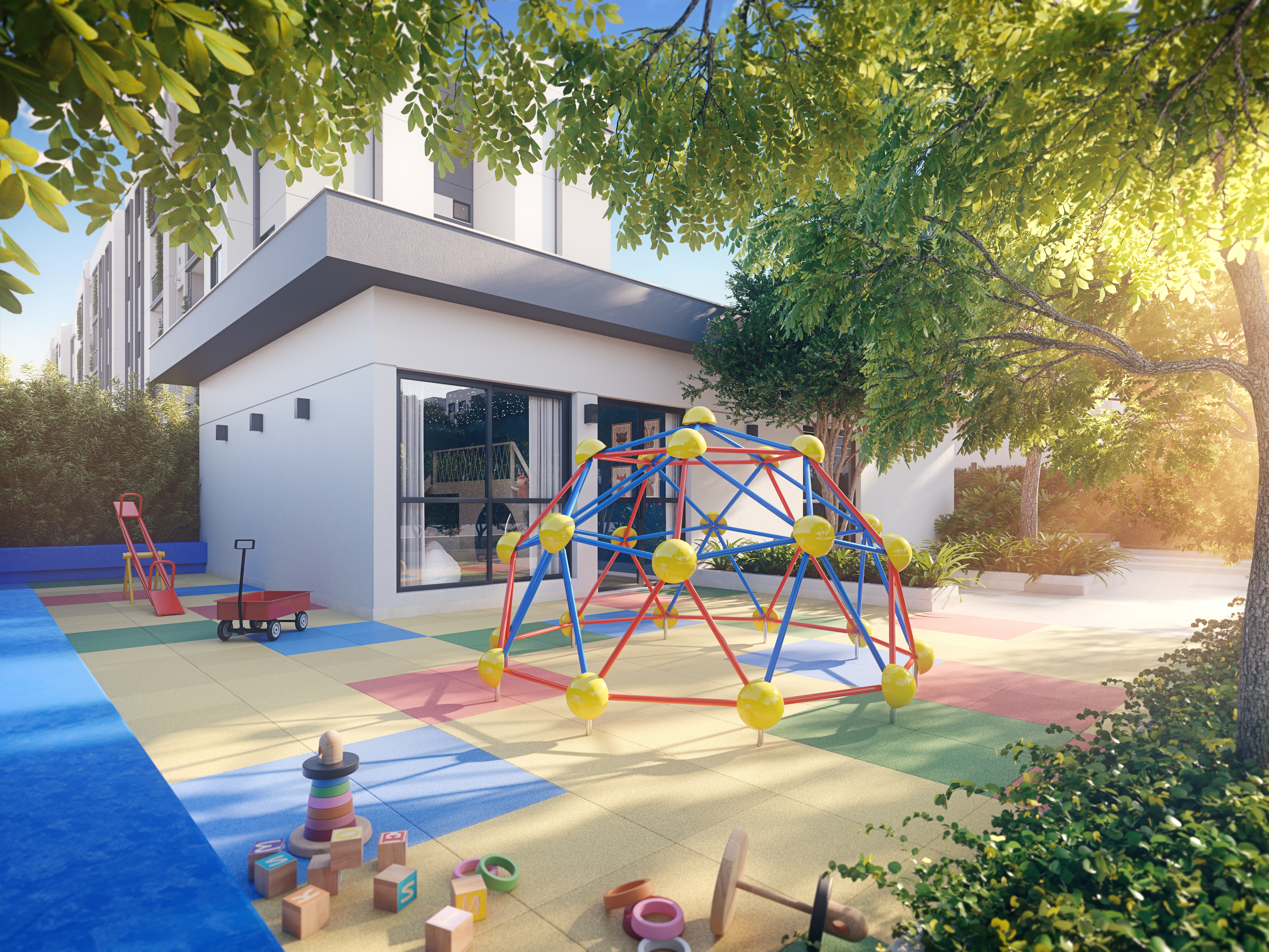 Ilustração Artística - Playground - Lírio
