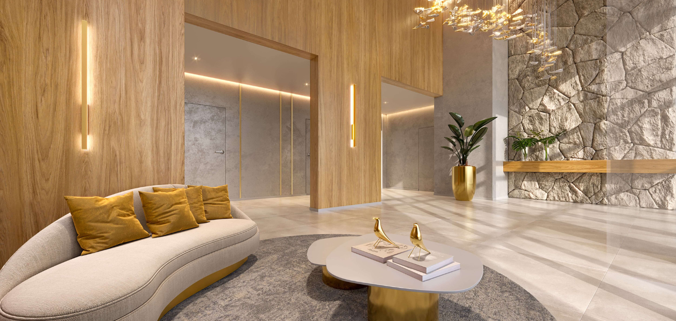 Perspectiva Ilustrada do Lobby