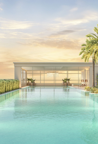 Perspectiva Ilustrada da Swimming Pool