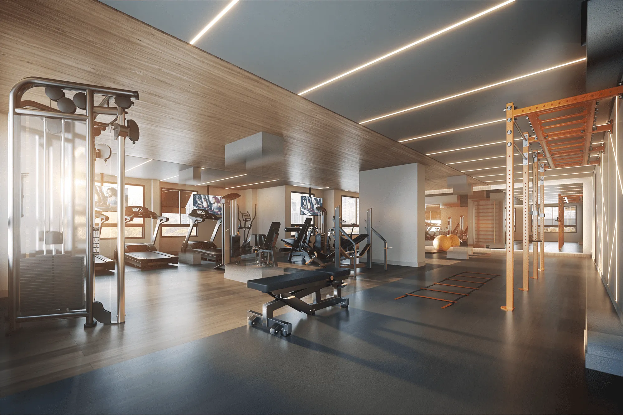 Perspectiva Ilustrada do Fitness - Firenze