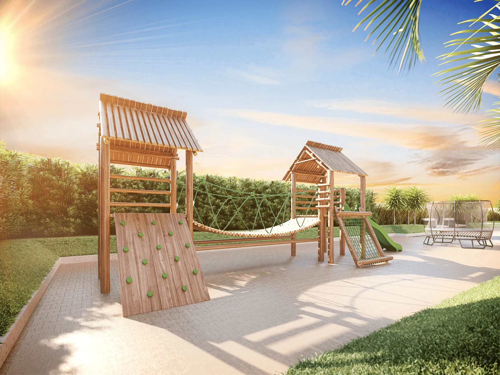 Perspectiva Ilustrada do Playground