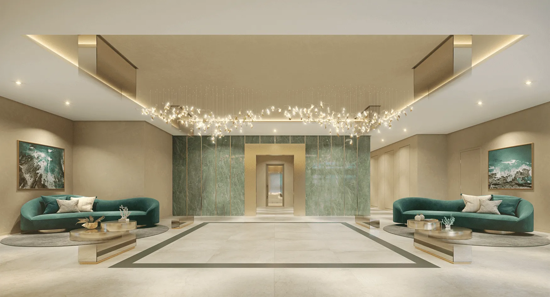 Perspectiva Ilustrada do Lobby