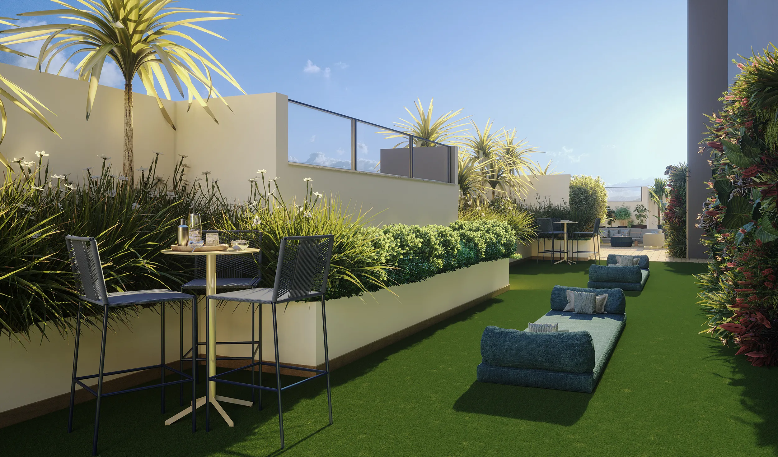 Ilustração Artística - Sky Lounge Rooftop