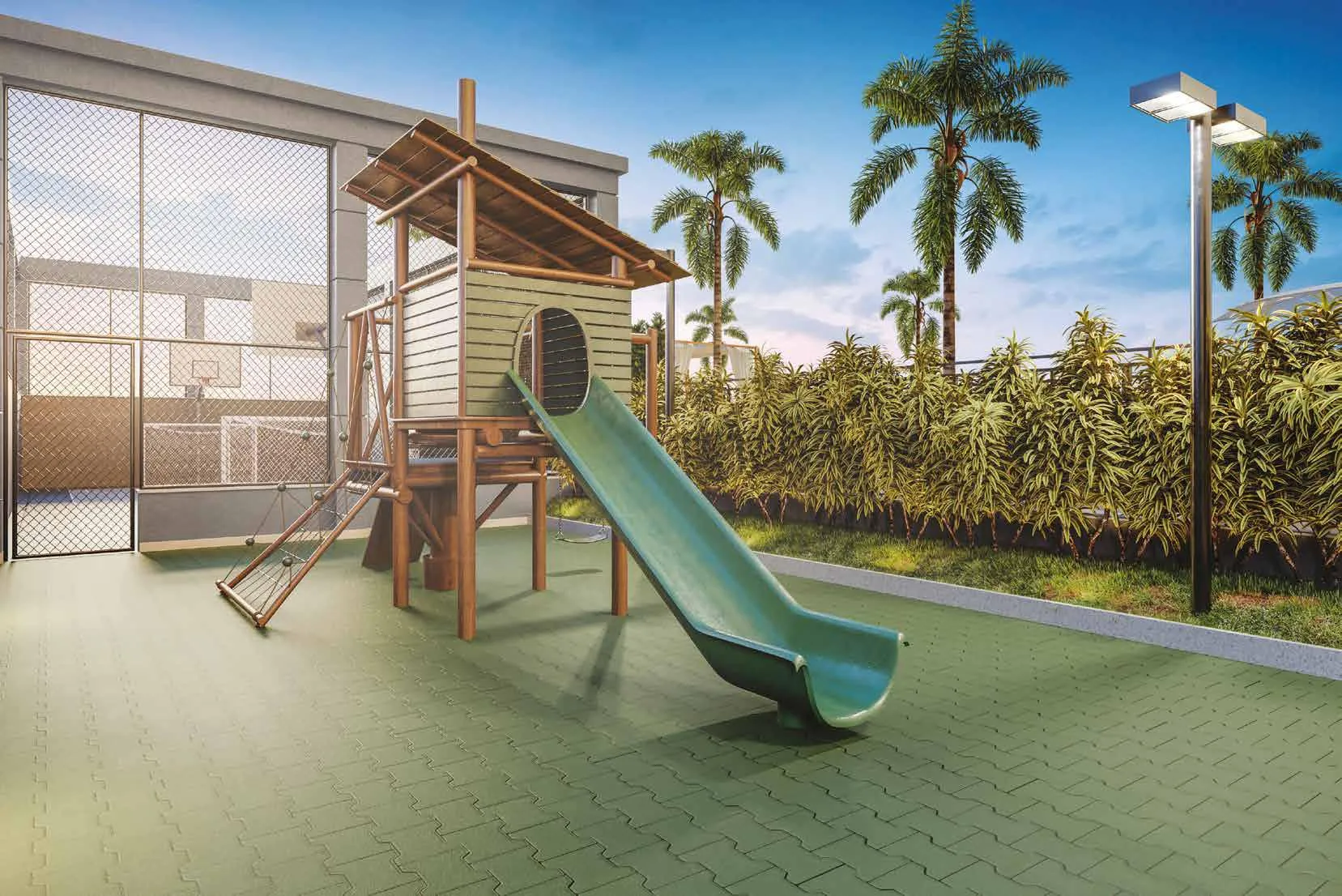 Perspectiva Ilustrada do Playgroud