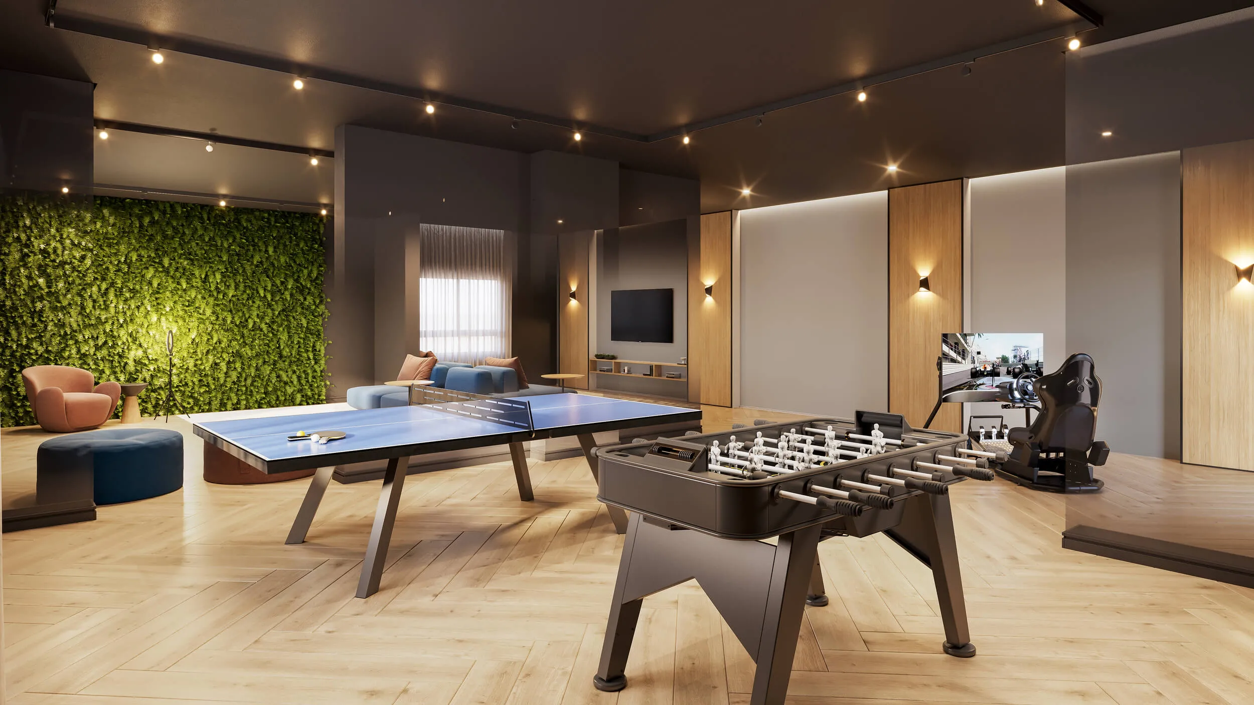 Perspectiva Ilustrada do Gamer & Blogger Space