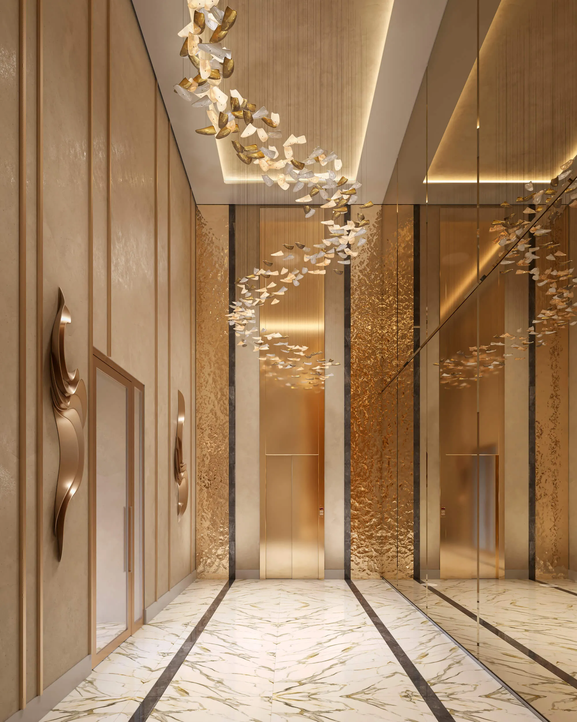 Perspectiva Ilustrada do Lobby