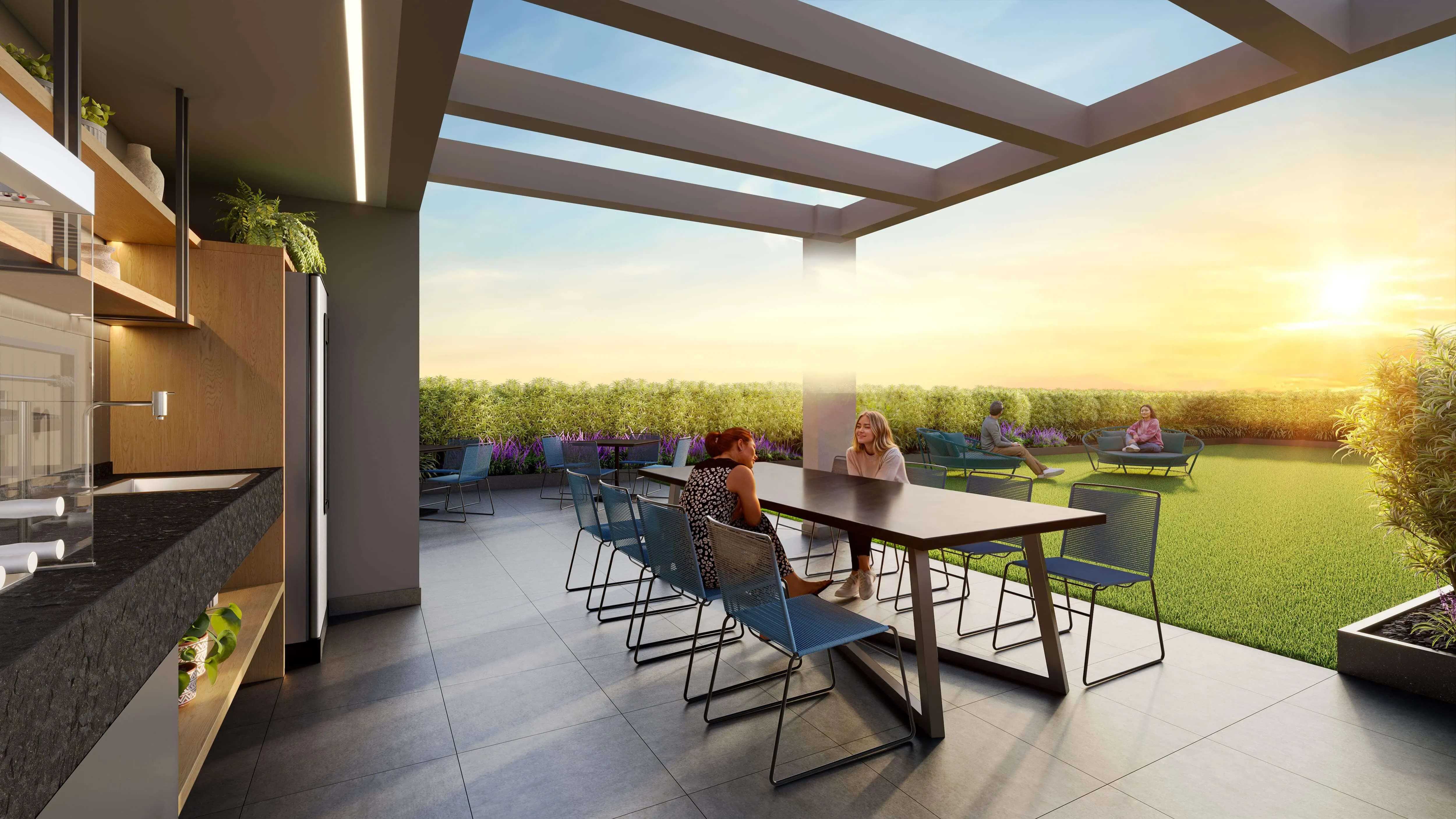 Perspectiva Ilustrada do Sky Garden