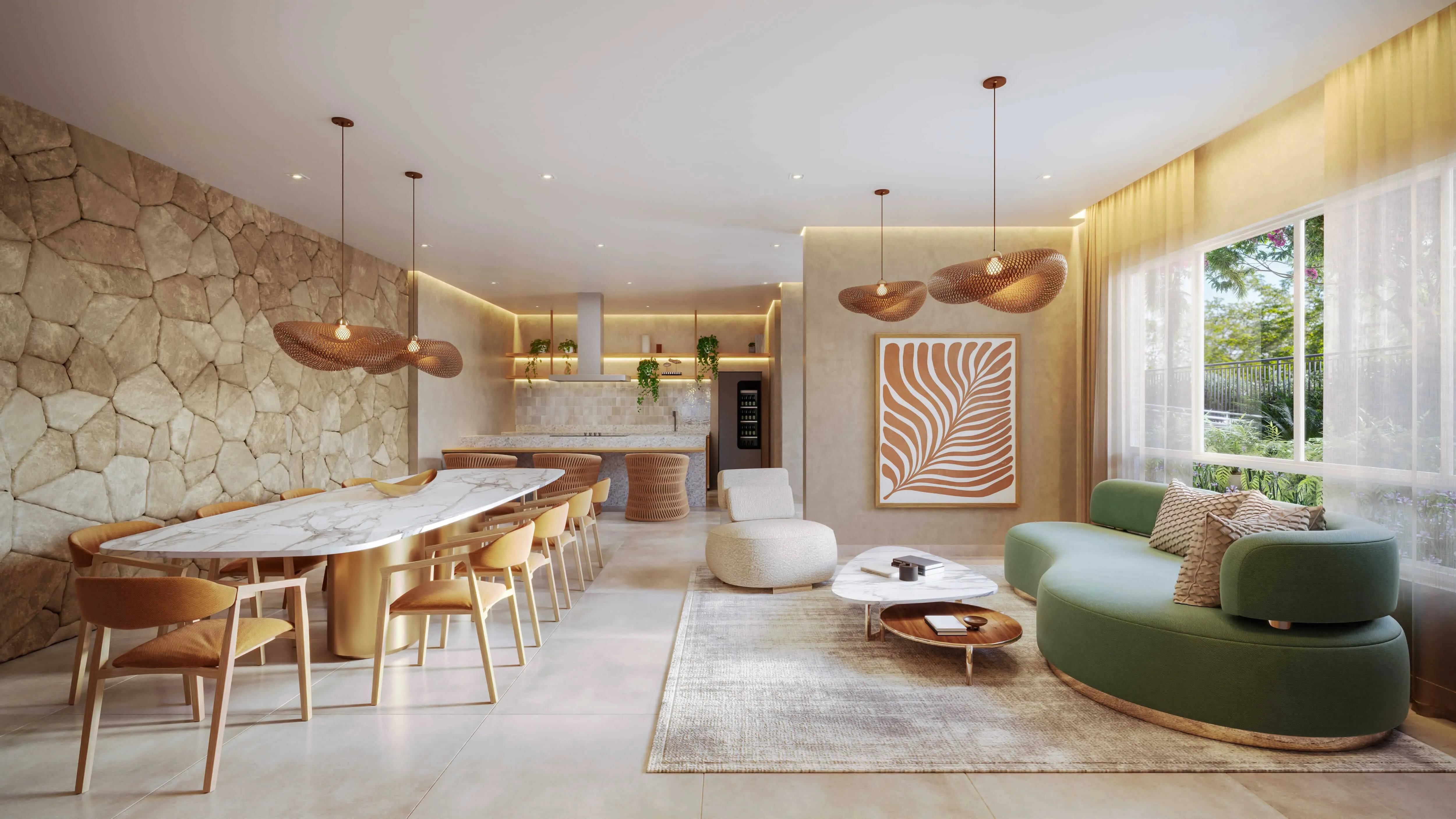 Perspectiva Ilustrada | Gourmet Lounge