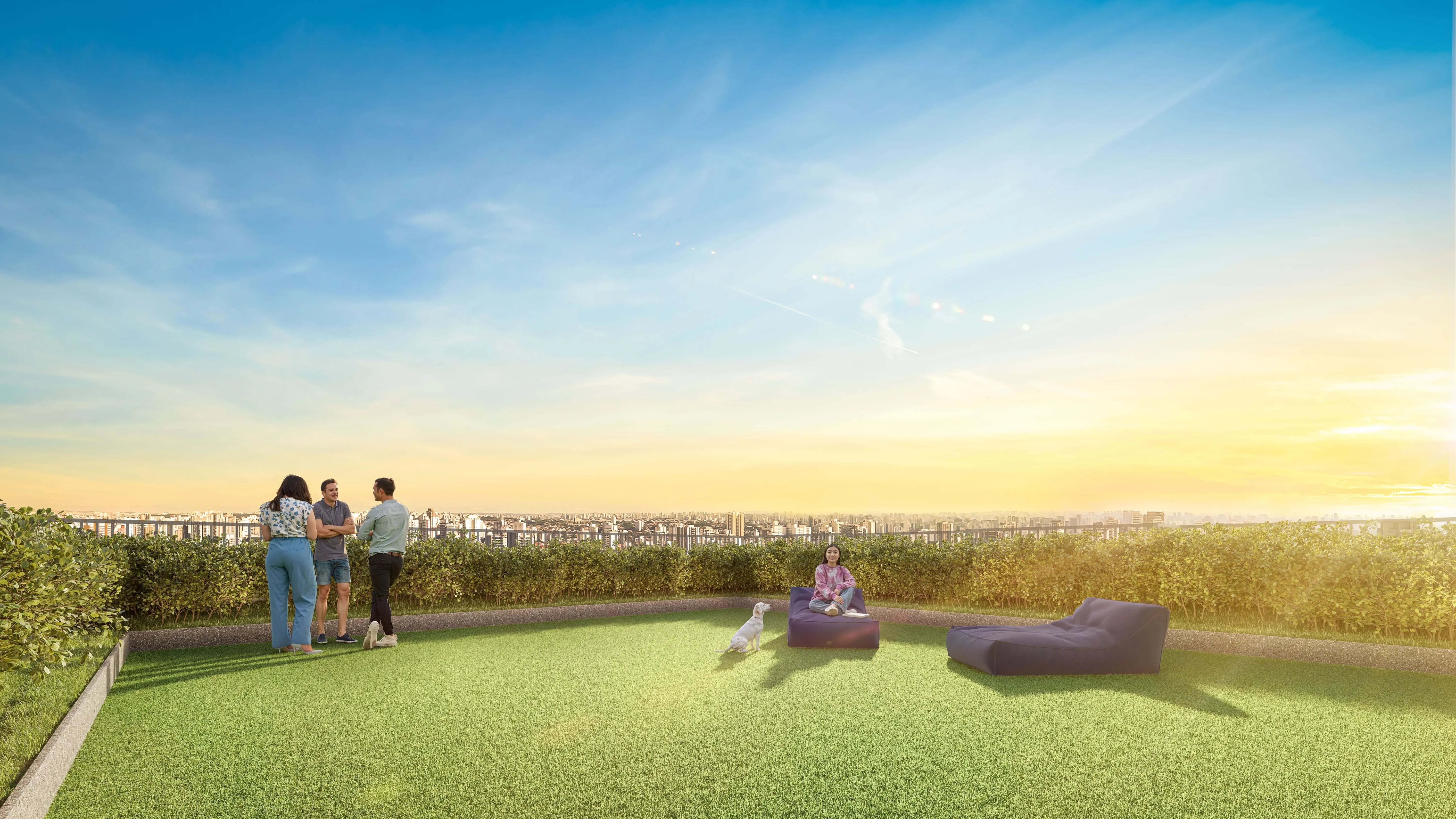 Perspectiva Ilustrada do Sky Garden