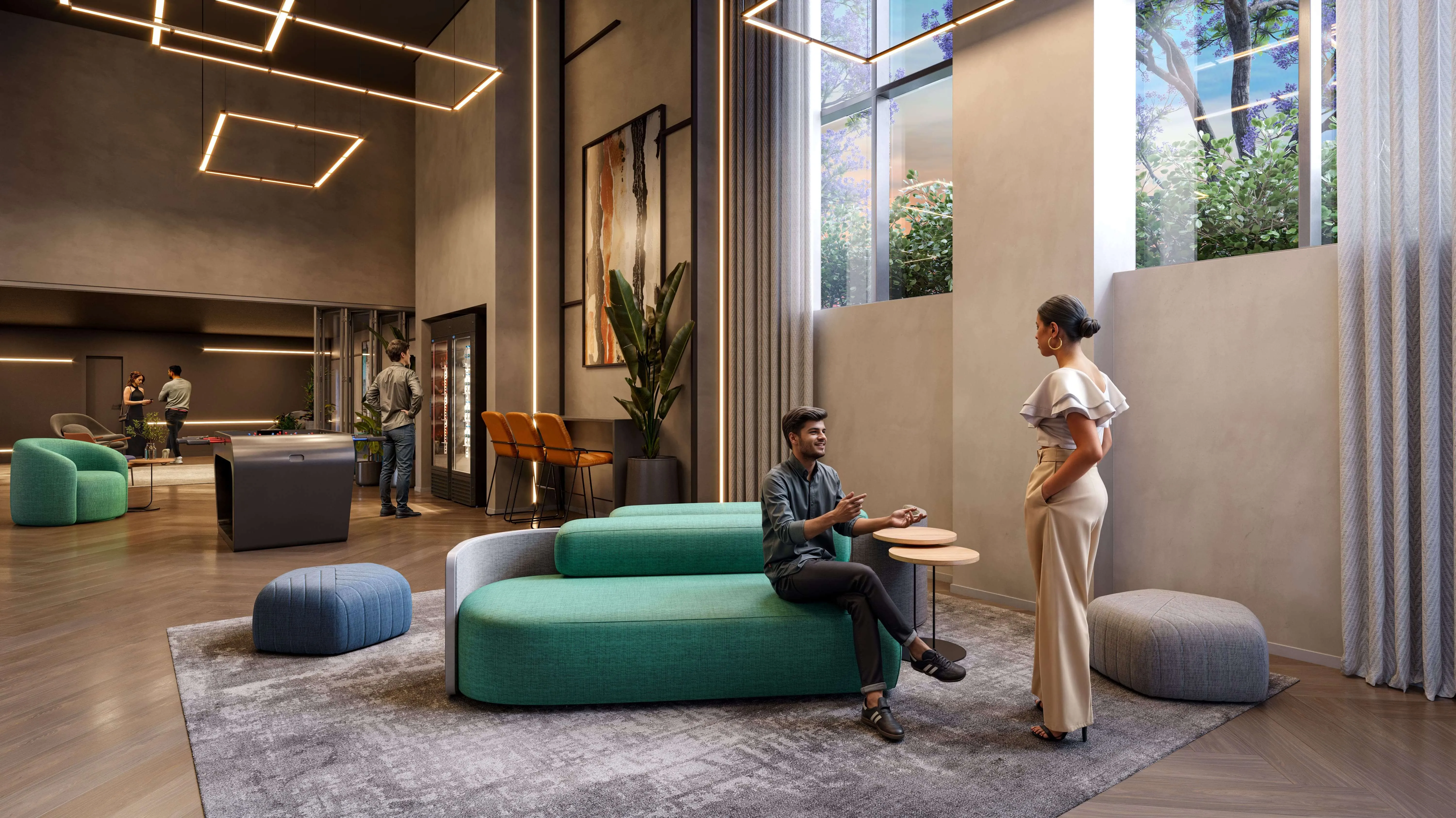 Perspectiva Ilustrada do Lobby