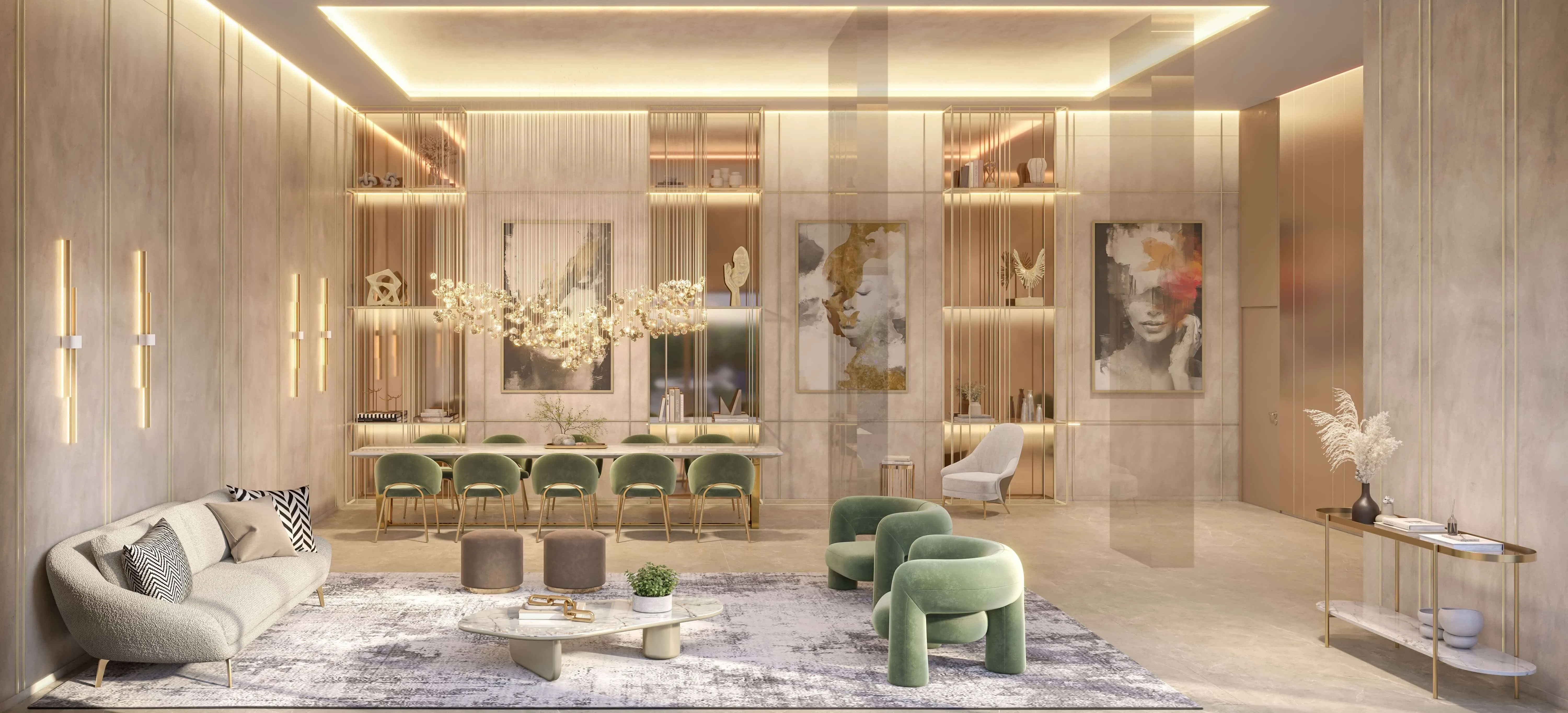 Perspectiva Ilustrada | The Guest Lounge