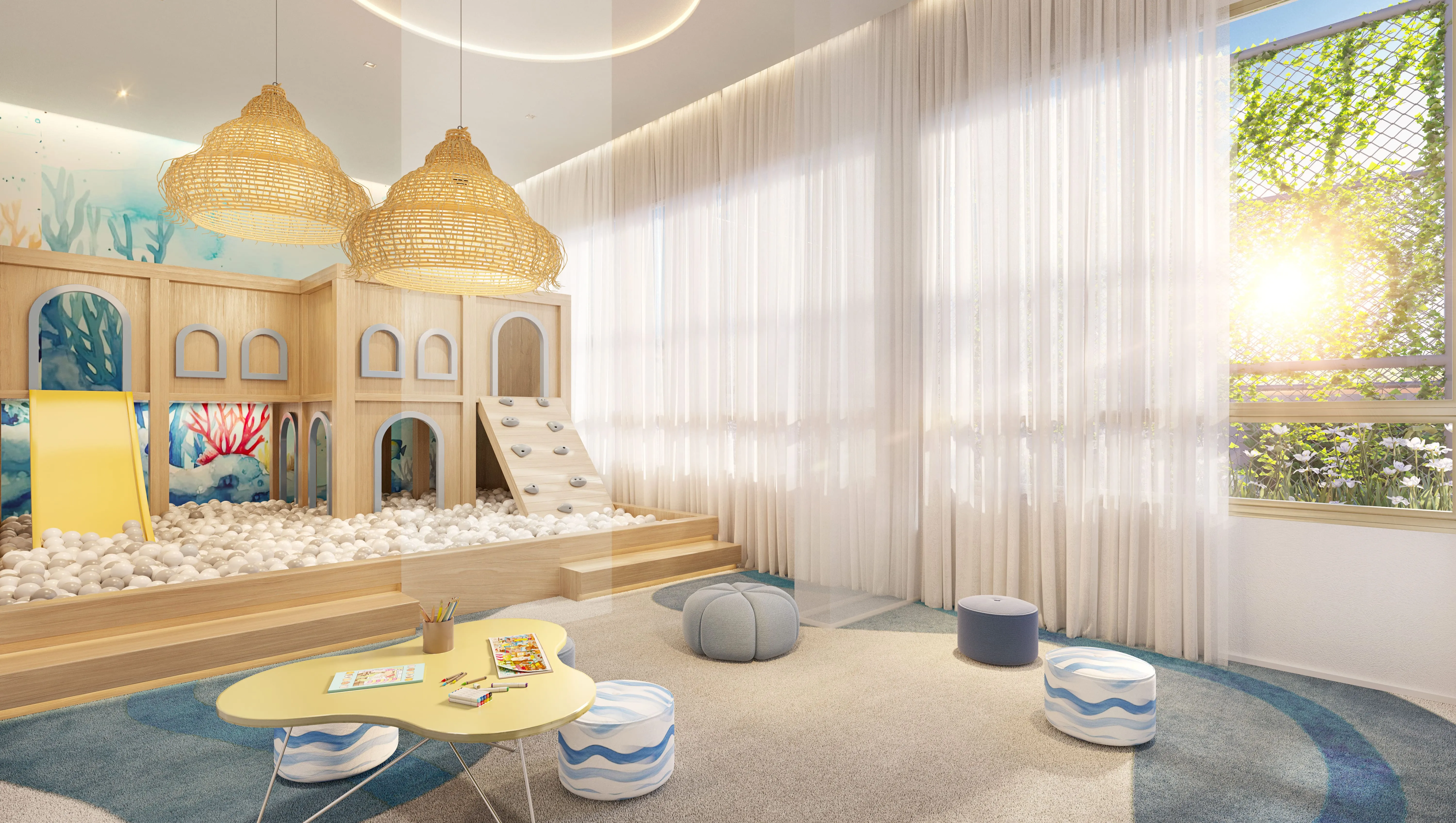 Perspectiva Ilustrada do Kids Place