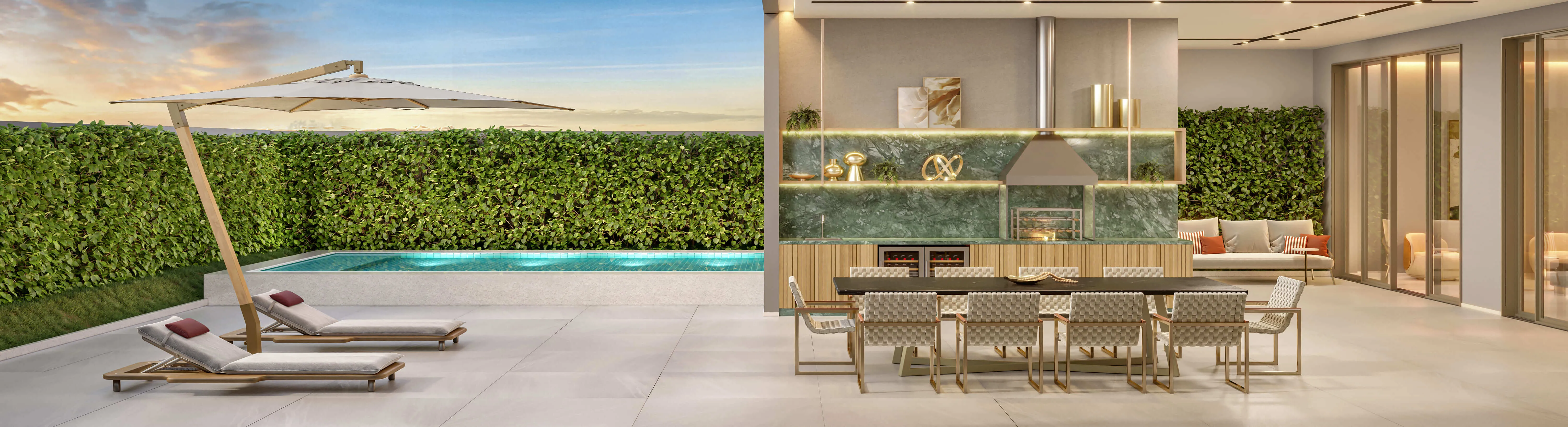 Perspectiva Ilustrada | The Private Pool House