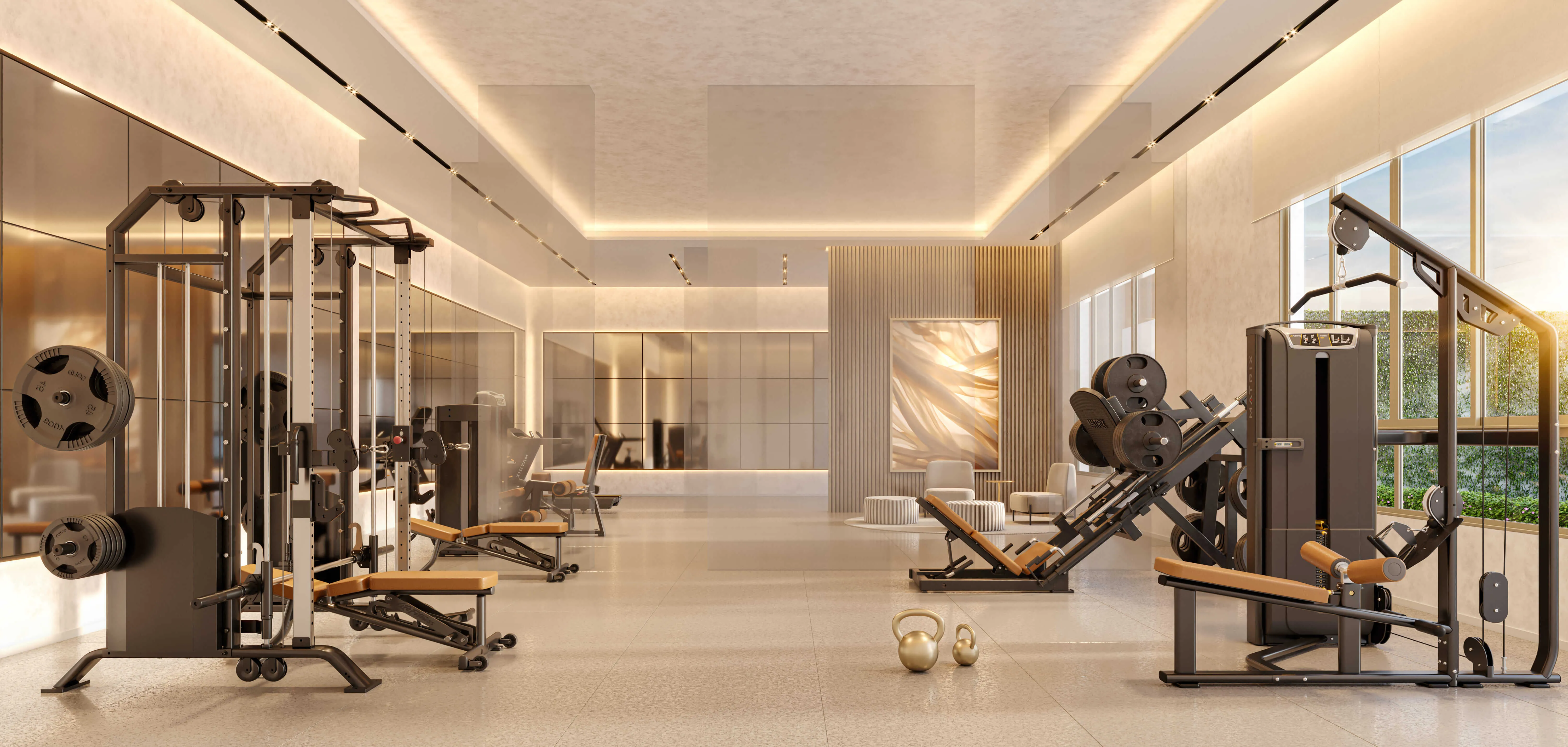 Perspectiva Ilustrada | The Gym By Matrix