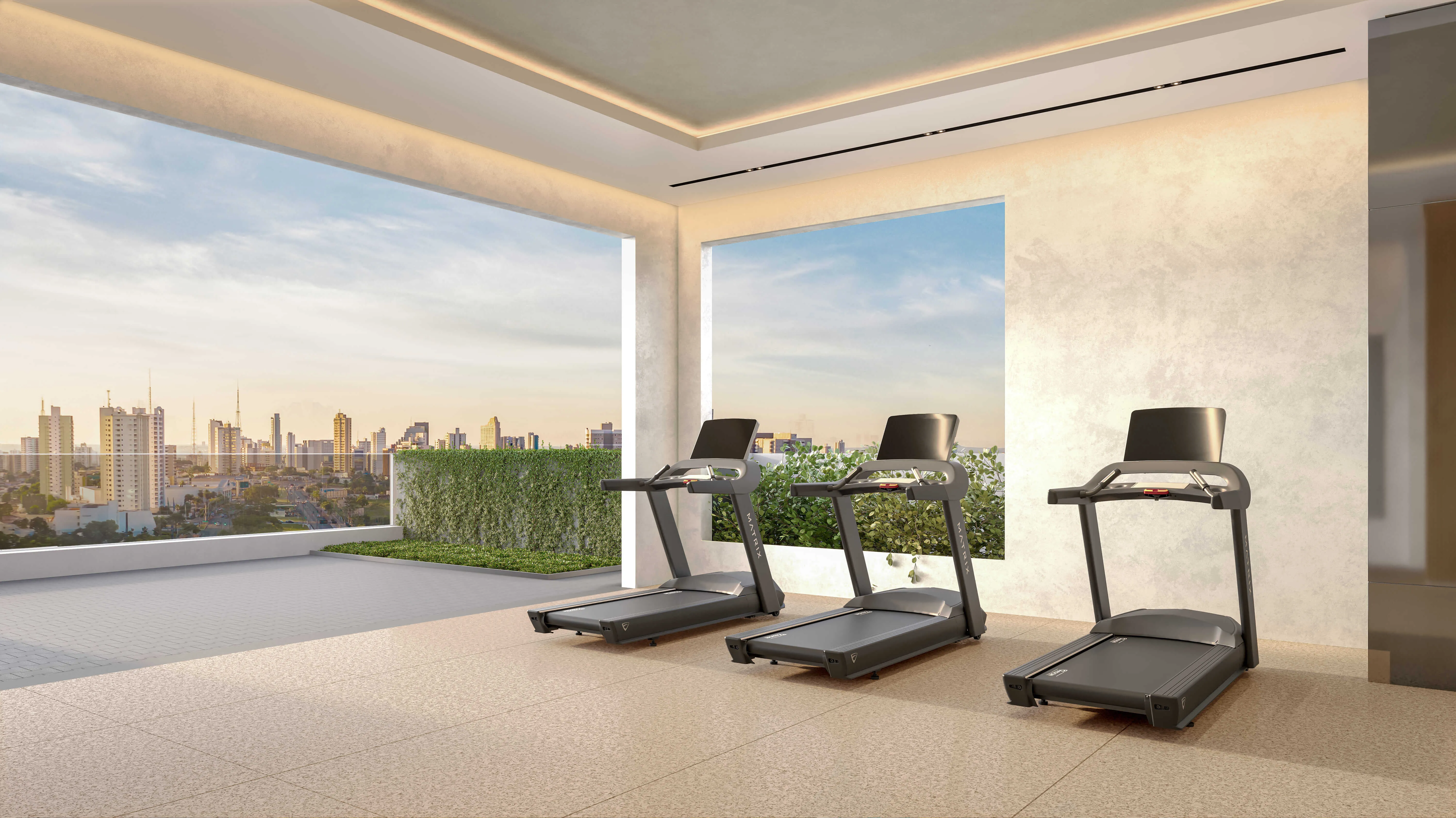 Perspectiva Ilustrada | The Gym By Matrix