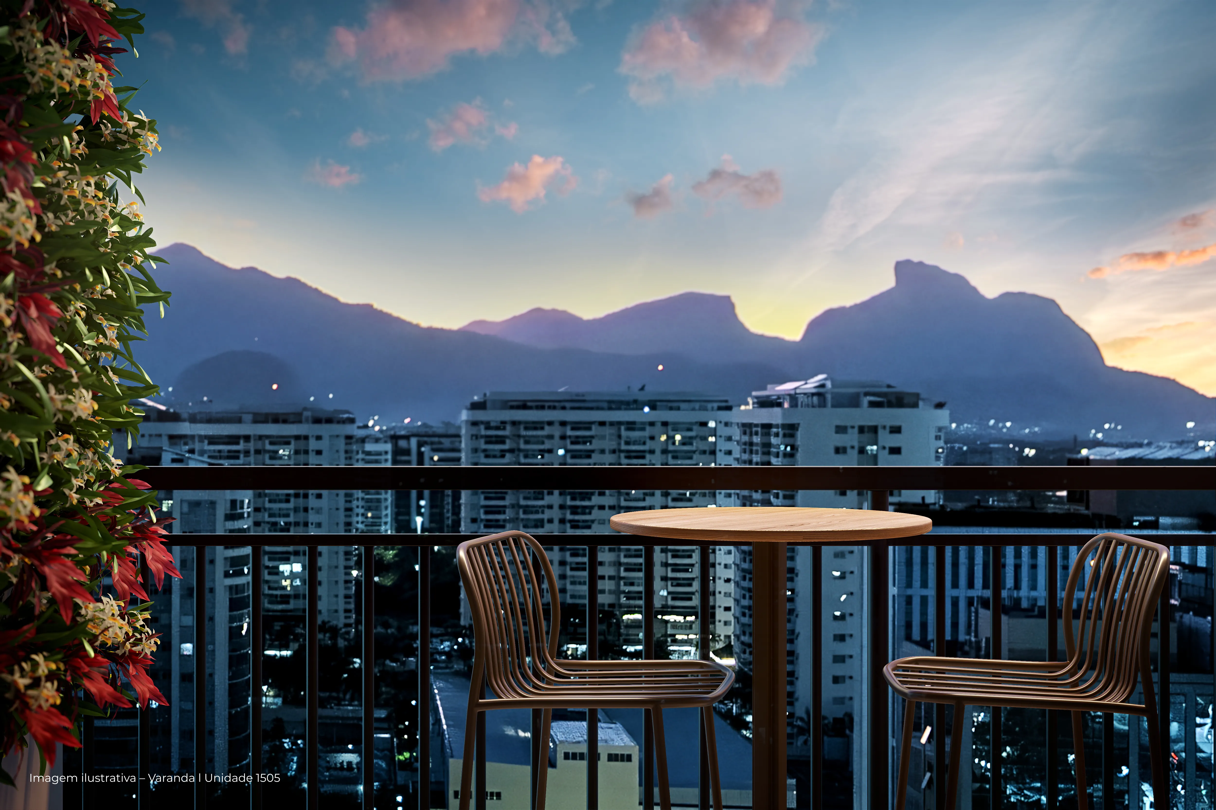 Imagem ilustrativa – Varanda l Unidade 1505