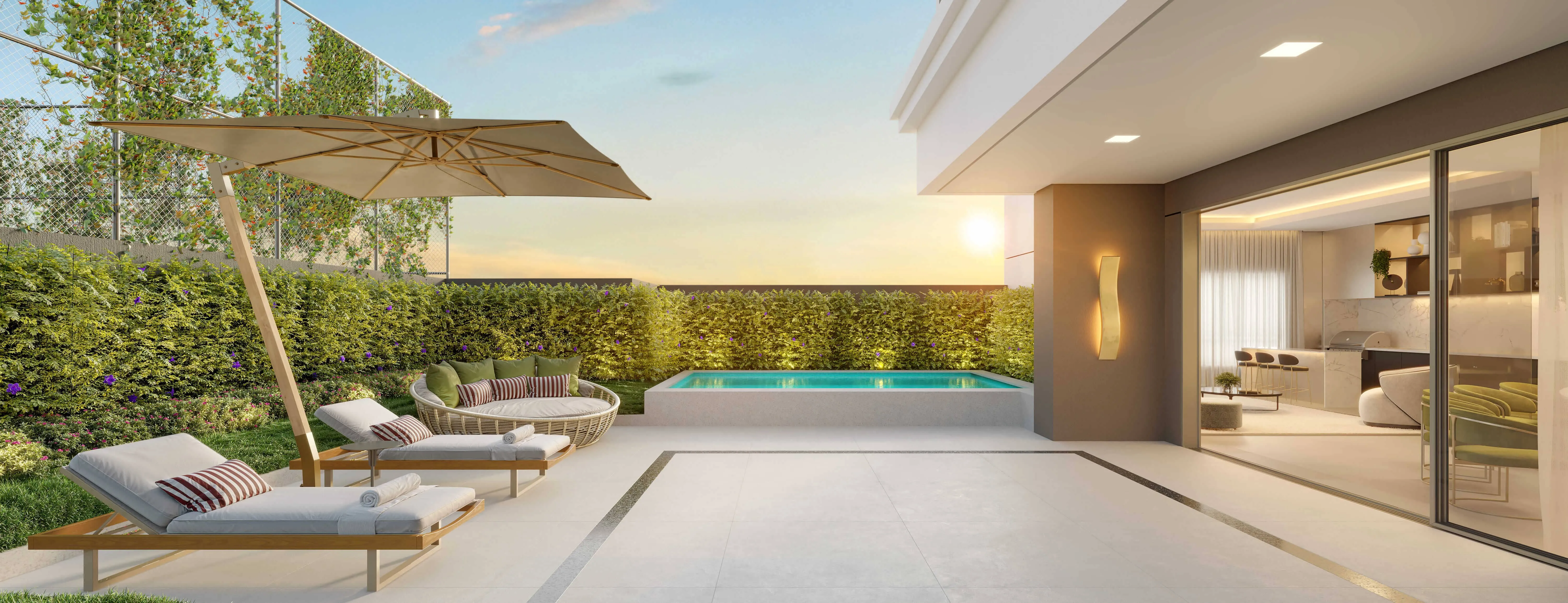 Perspectiva Ilustrada | Private Pool House