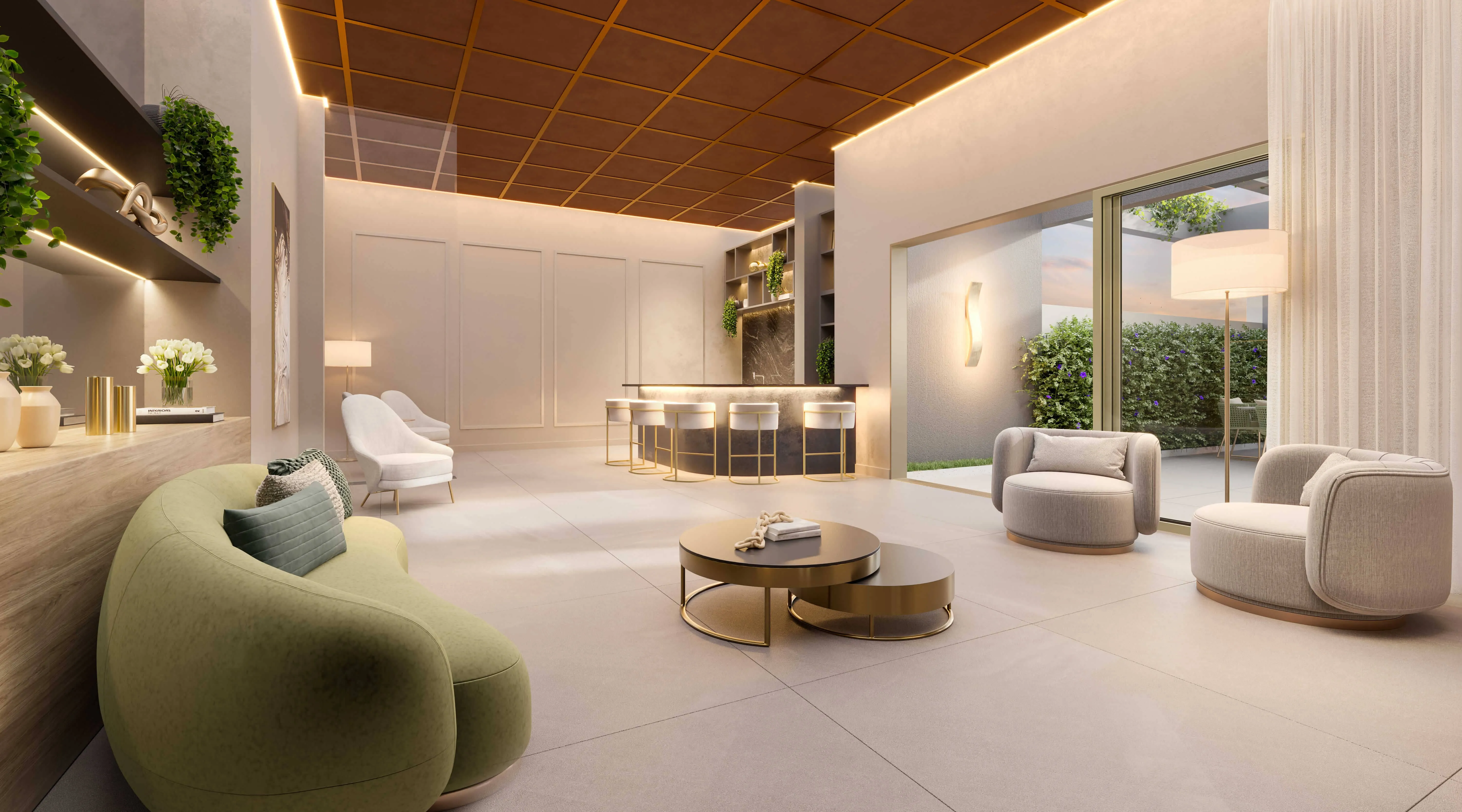 Perspectiva Ilustrada | Gourmet Lounge