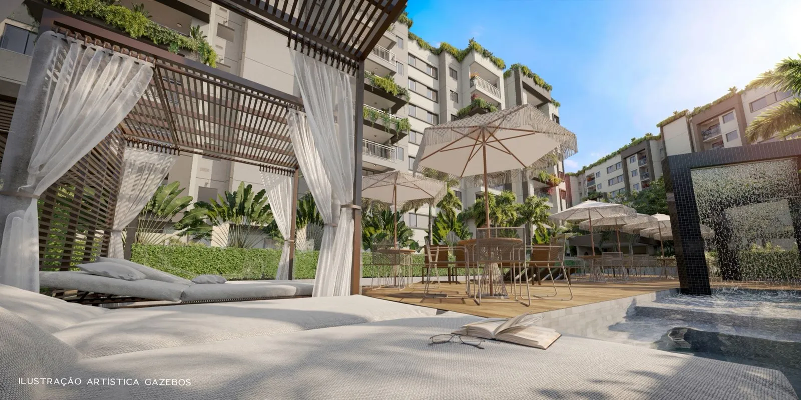  Ilustração Artística Gazebos
