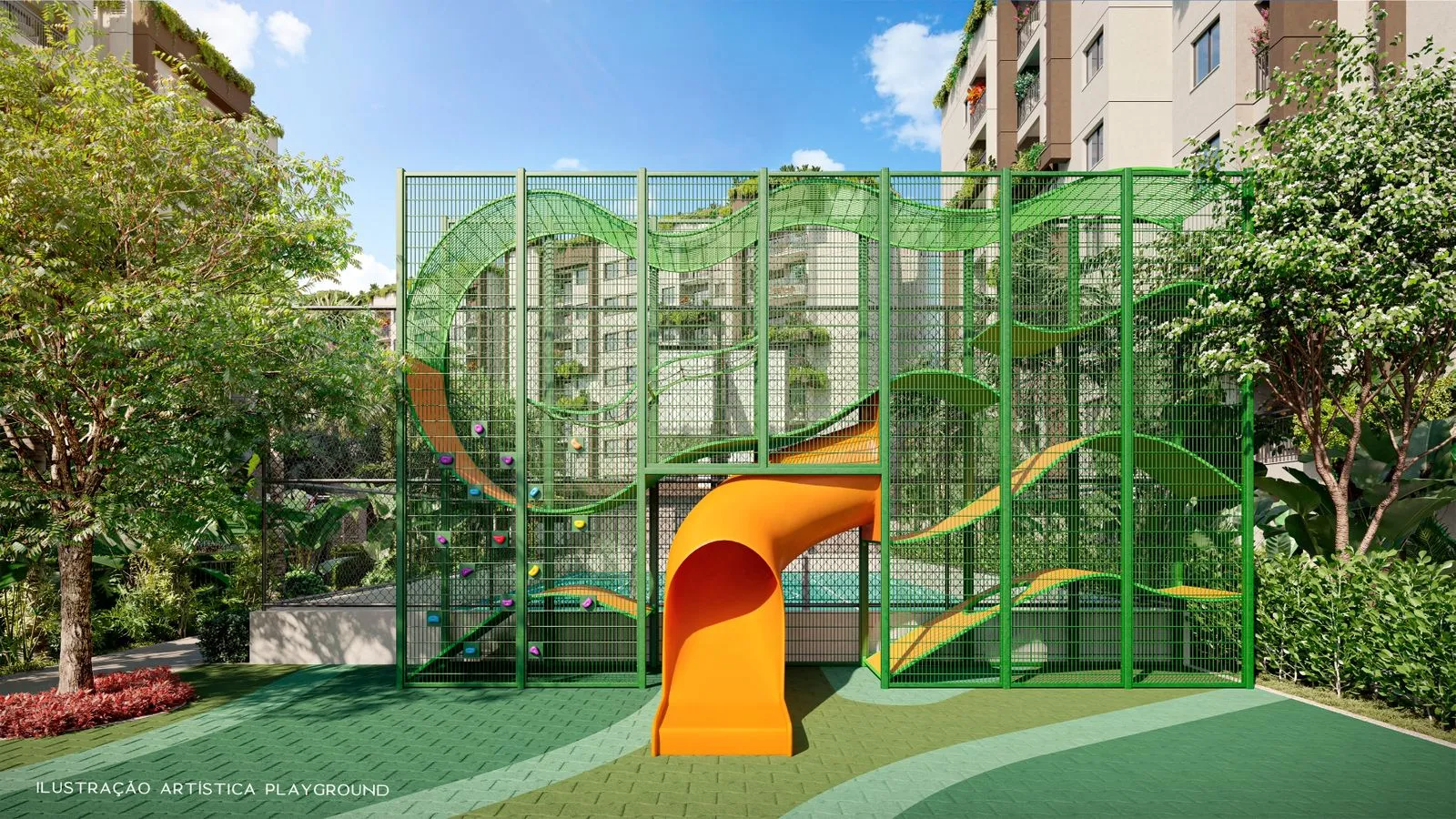  Ilustração Artística Playground