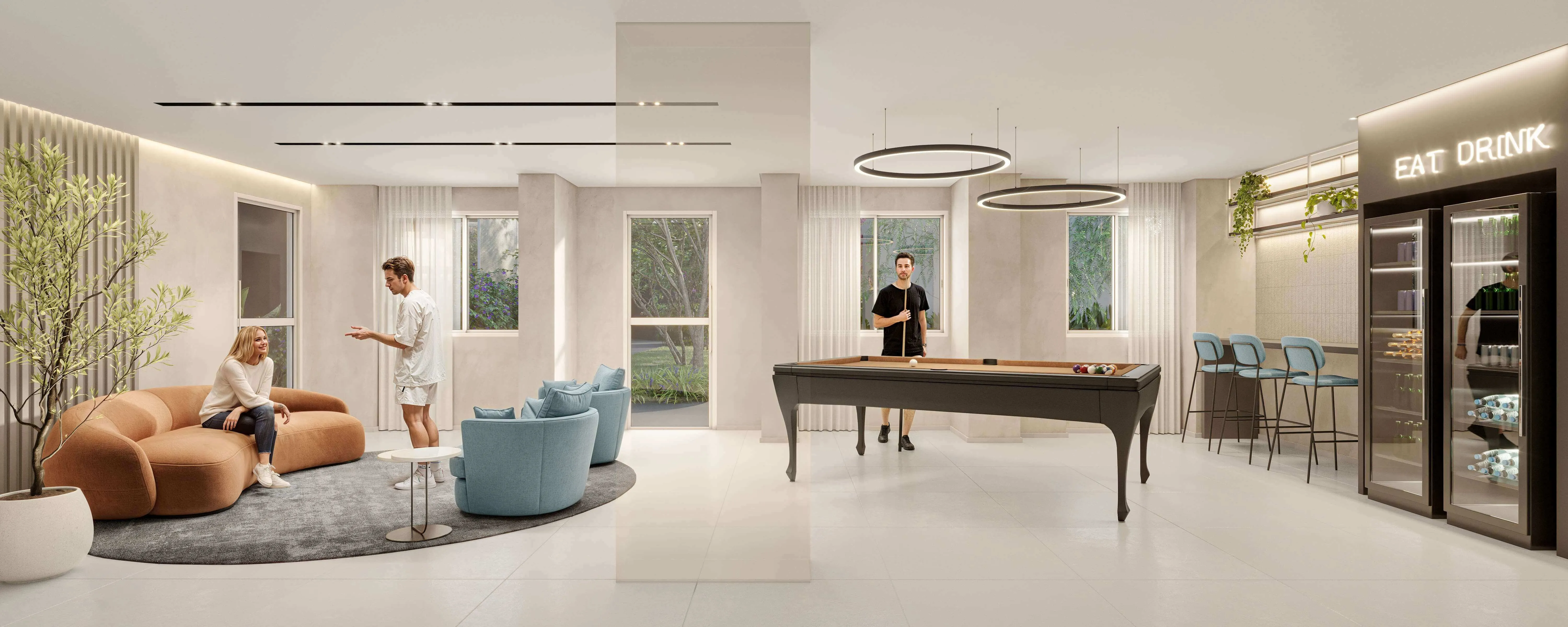 Perspectiva Ilustrada | Lobby (Torre 1)