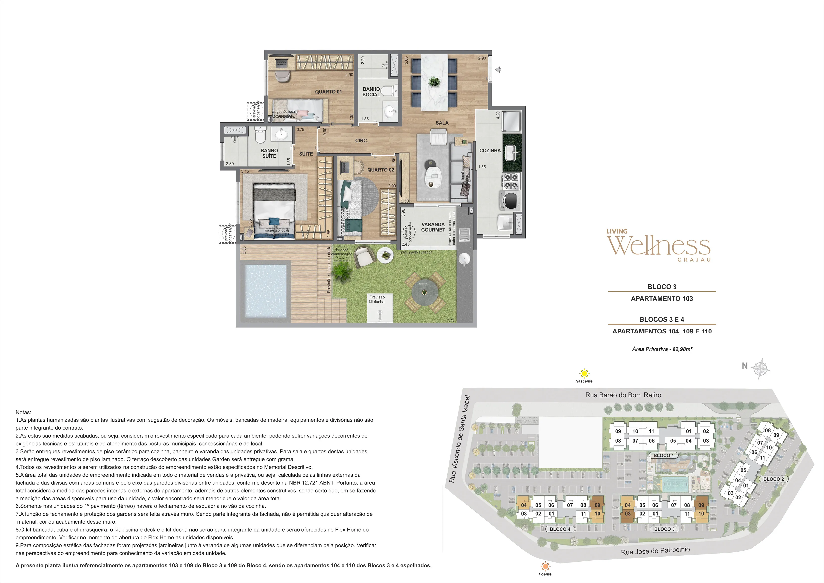 3 QUARTOS - B3 AP103