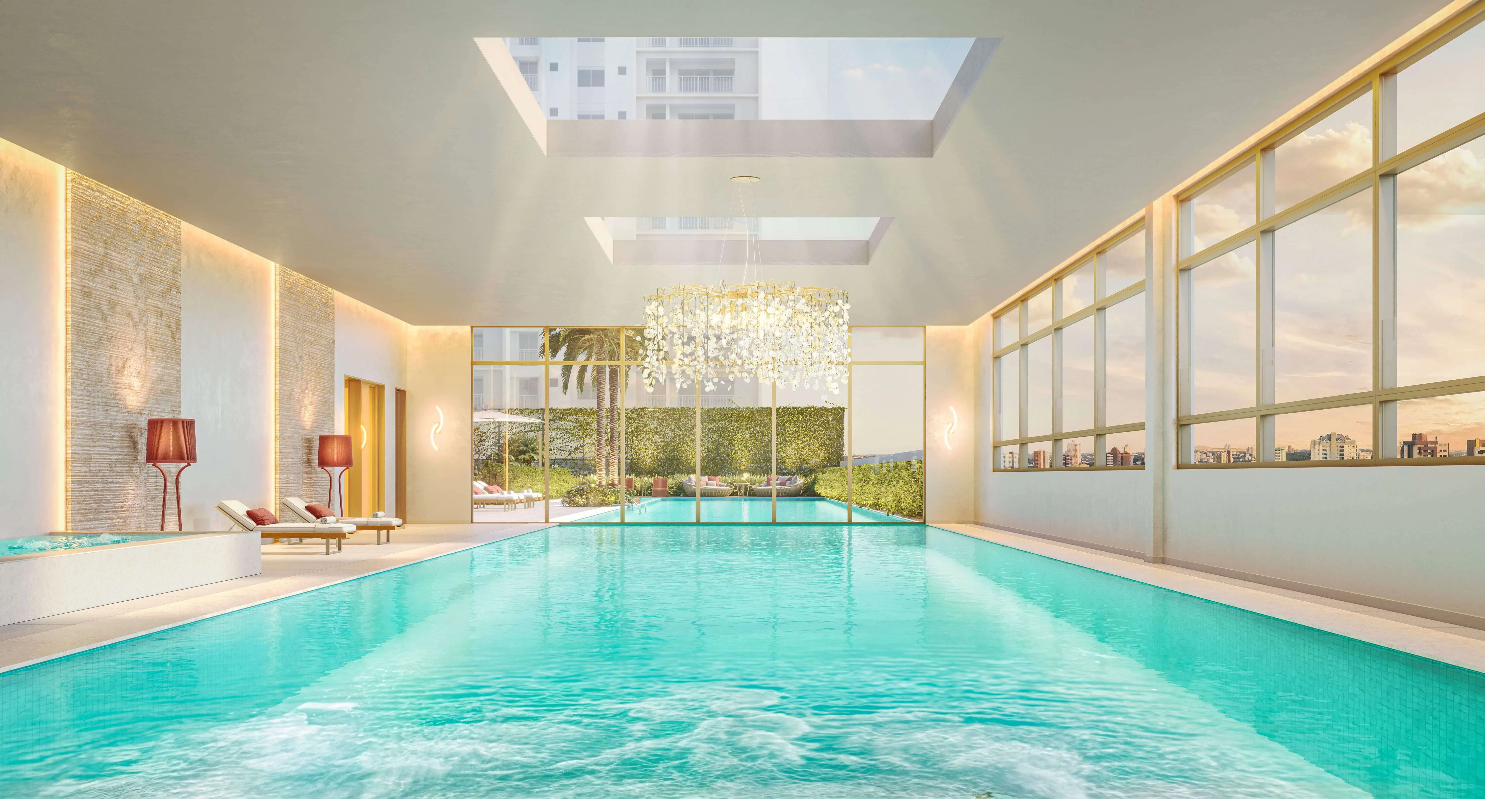 Perspectiva Ilustrada | The Indoor Swimming Pool
