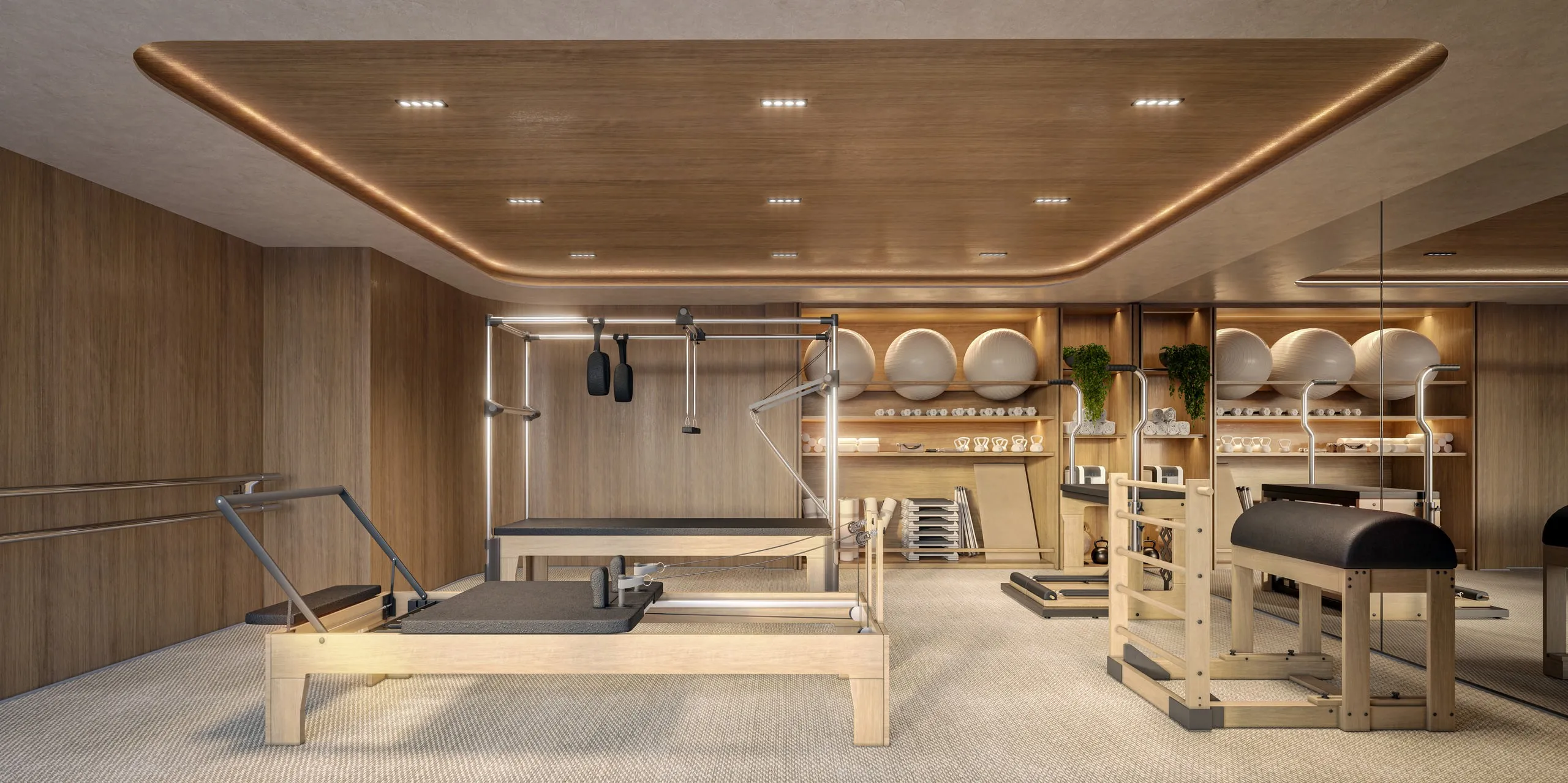 ILUSTRAÇÃO ARTÍSTICA SALA DE PILATES