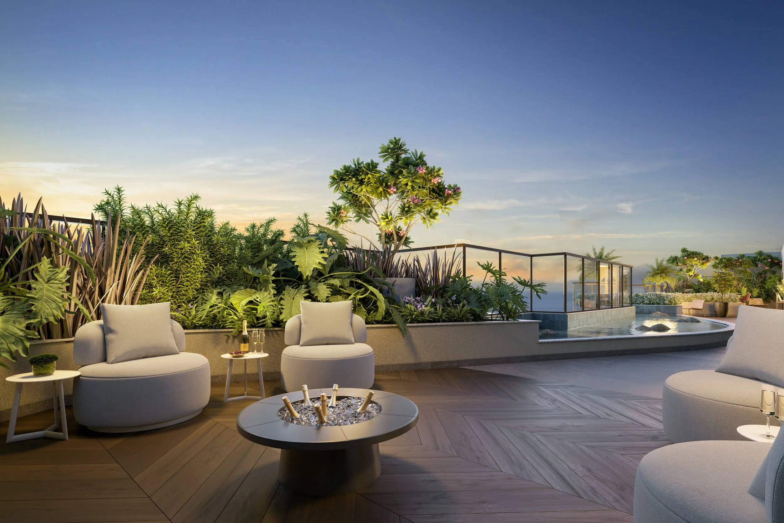 ILUSTRAÇÃO ARTÍSTICA SKY LOUNGE