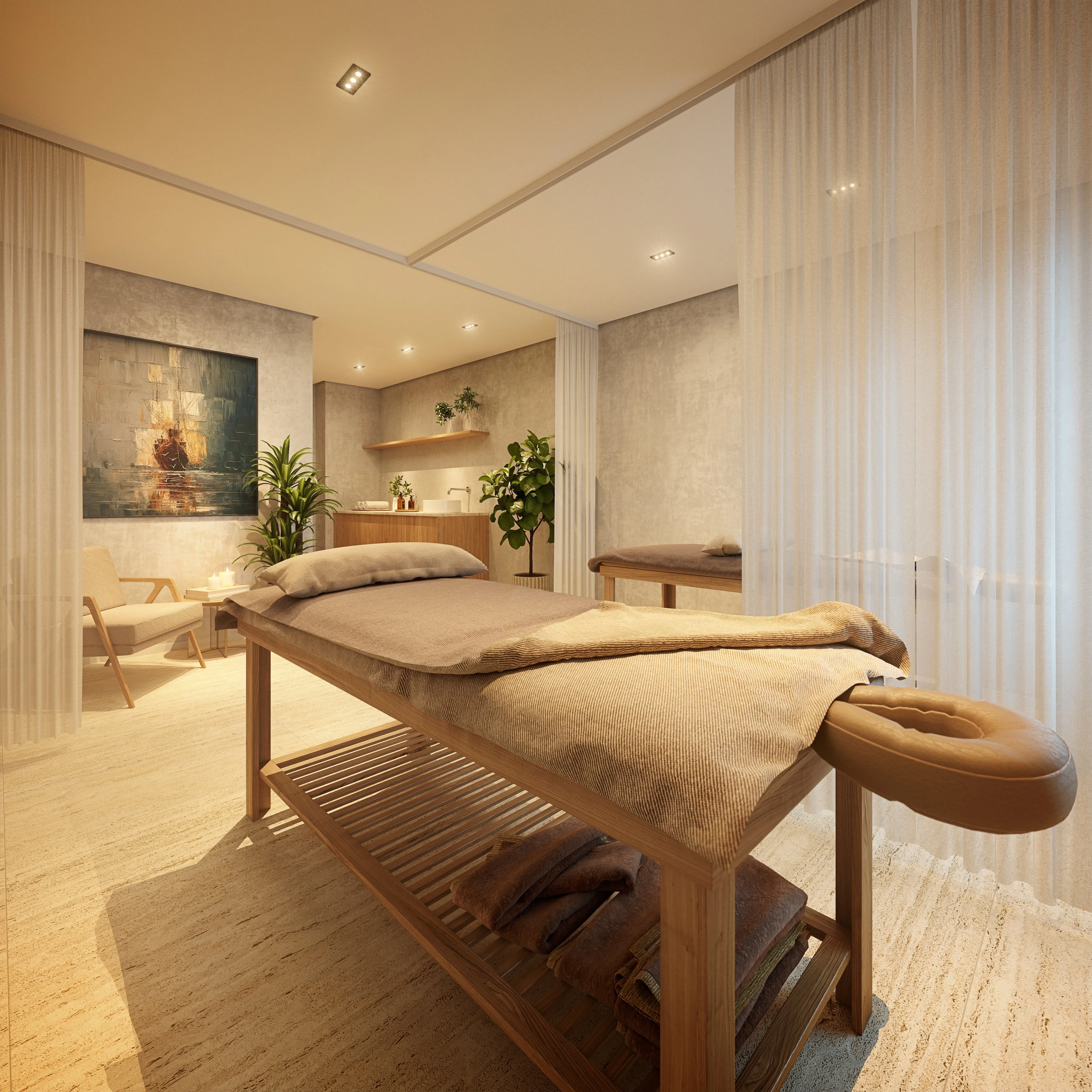 ILUSTRAÇÃO ARTÍSTICA DO WELLNESS MASSAGE