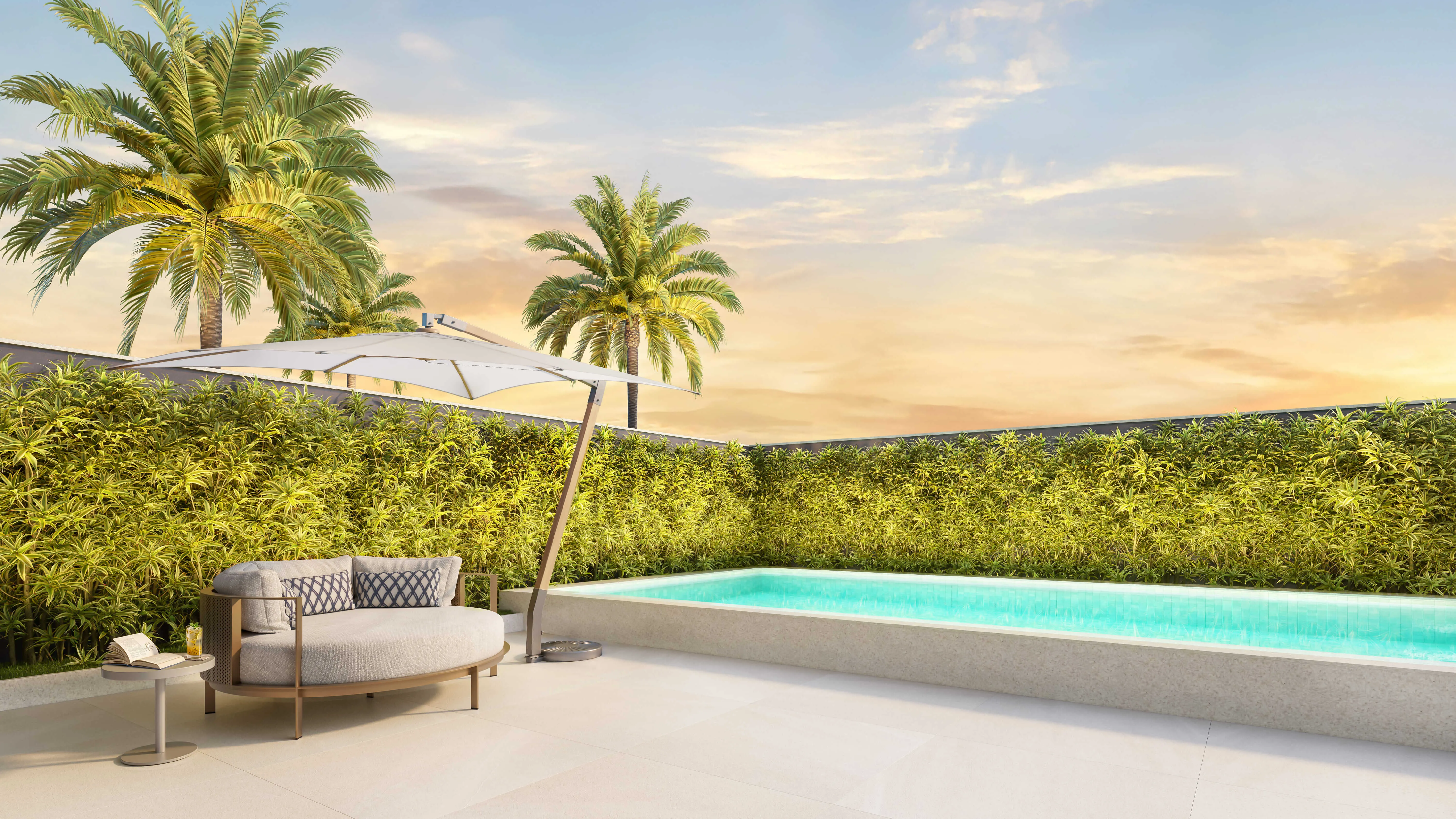 Perspectiva Ilustrada | Private Pool House Externa